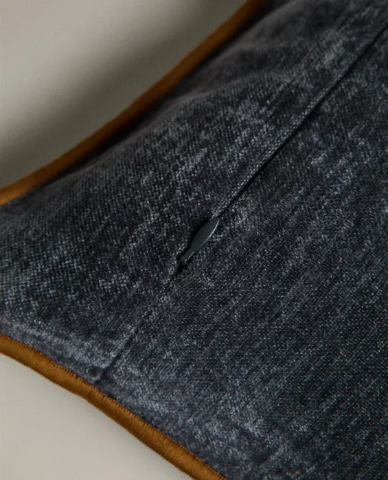 FUNDA COJÍN CHENILLA en Gris - Textiles, Uruguay | Zara Home, vista 5