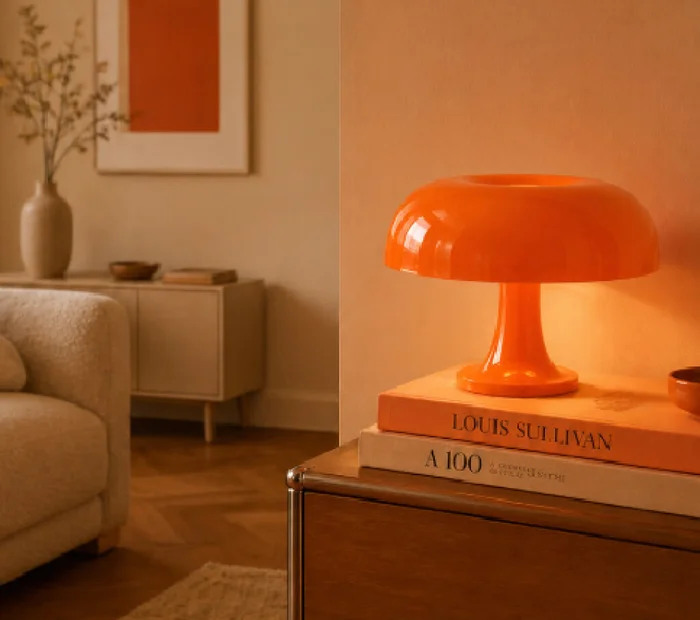 Luminaria Mushroom - Naranja en Naranja - Lámparas de mesa, Uruguay | Samic