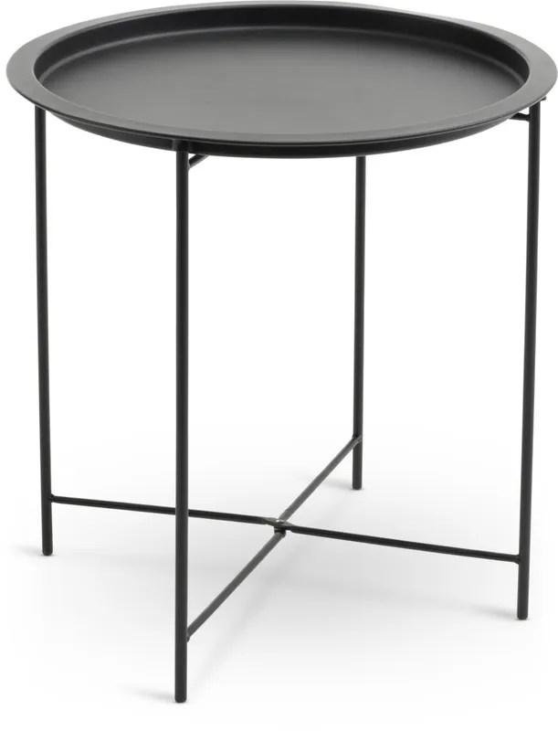 Mesa auxiliar RANDERUP Ø47 negro en Negro - Mesas de arrimo, Uruguay | JYSK