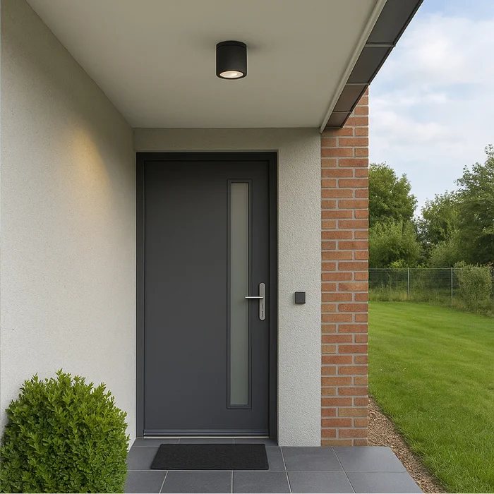 Luminaria Downlight Exterior Sardegna IP65 Negro E27 en Negro - Lámparas colgantes, Uruguay | Unilux, vista 3