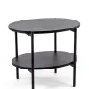 MESA LATERAL VERSATILE CINAMOMO NEGRA 62X46X52H CM - Mesas de arrimo, Uruguay | Vinibel, vista 2 de 3