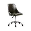 Silla De Escritorio Simil-cuero Negro D-1001 en Negro - Escritorios y sillas de escritorio, Uruguay | Divino, vista 2 de 3