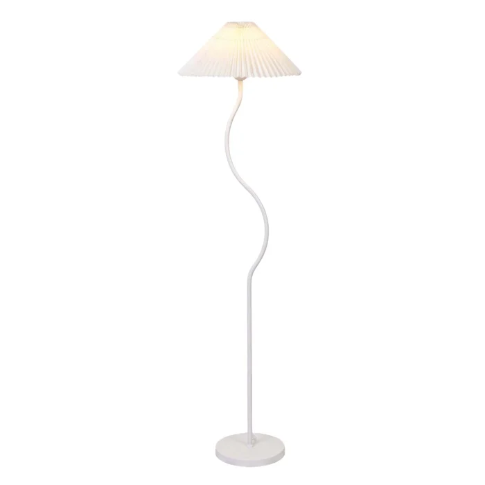 Lámpara De Pie Metal Blanco Xyf9069 en Blanco - Lámparas de pie, Uruguay | Divino, vista 2