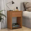 Mesa de Luz 1 Cajón - Triunfo - Cinamomo en Marrón - Mesas de luz, Uruguay | Rústico Hogar, vista 2 de 3