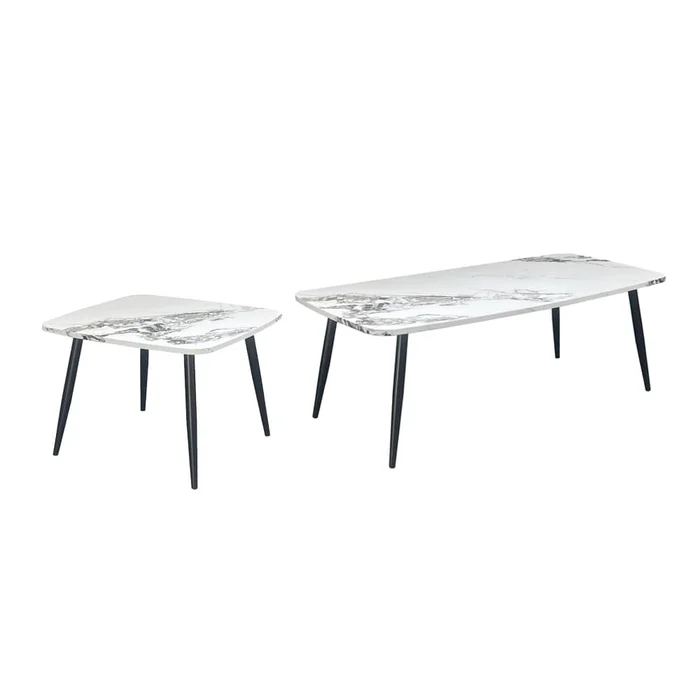 Mesa De Centro Mesa De Apoyo Patas De Metal Living Set - Mesas de living, Uruguay | Lais Muebles