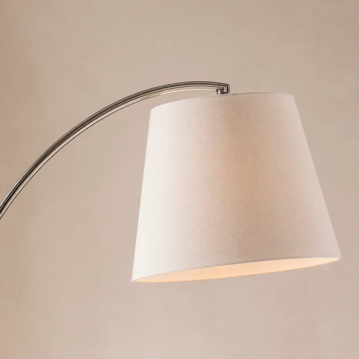 Lámpara de pie Copenhague cromo en Blanco - Lámparas de pie, Uruguay | Alta Gracia Deco, vista 3