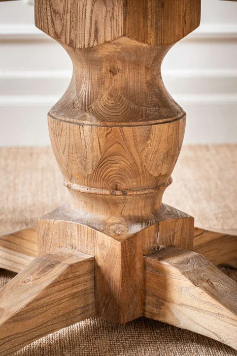 MESA COMEDOR EXTENSIBLE - 1.20 A 1.70 MTS - OLMO en Madera natural - Mesas de comedor, Uruguay | La Iberica, vista 4
