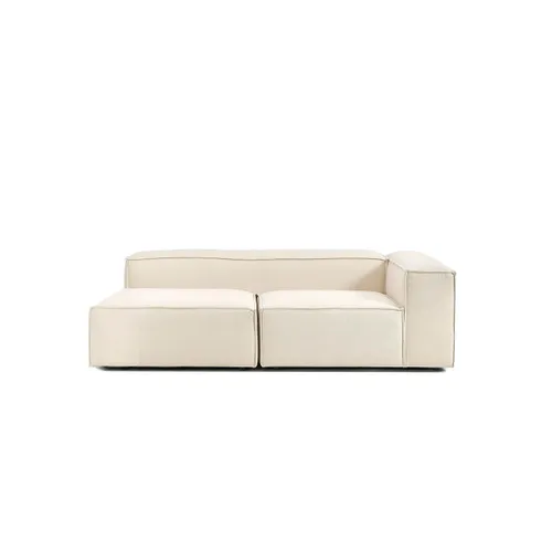 Sillón Nicole Esquinero Doble Derecho - Beige en Beige - Sillones y sofás, Uruguay | Samic
