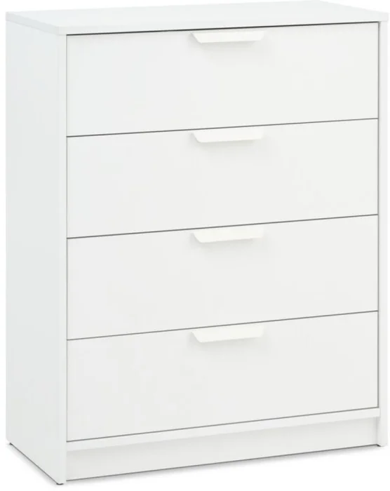 Cómoda JENSLEV 4 cajones blanco en Blanco - Cómodas, Uruguay | JYSK