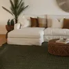 ALFOMBRA YUTE BASIC VERDE OSCURA en Verde - Textiles, Uruguay | Masinfinito Casa, vista 2 de 3