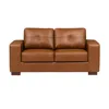 SOFA 100% CUERO - MODELO DOMINI 2 CUERPOS - MARRON en Marrón - Sillones y sofás, Uruguay | Champagne Home, vista 1 de 5