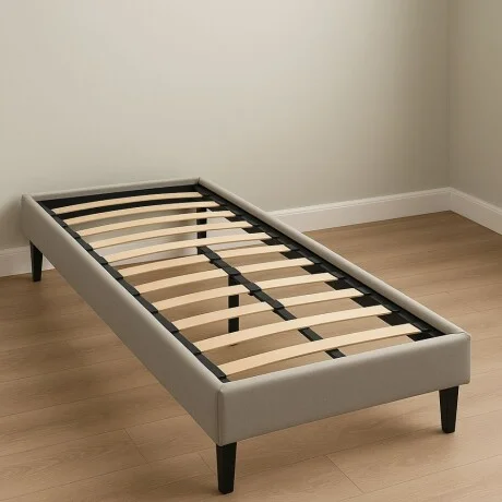 Cama box 1 plaza en Gris - Dormitorio, Uruguay | La Cueva Muebles, vista 4