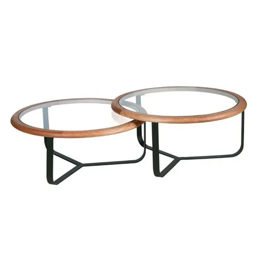 MESA DE LIVING LAGUS ALTA IN NATURA 80X80X38H CM - Mesas de living, Uruguay | Vinibel