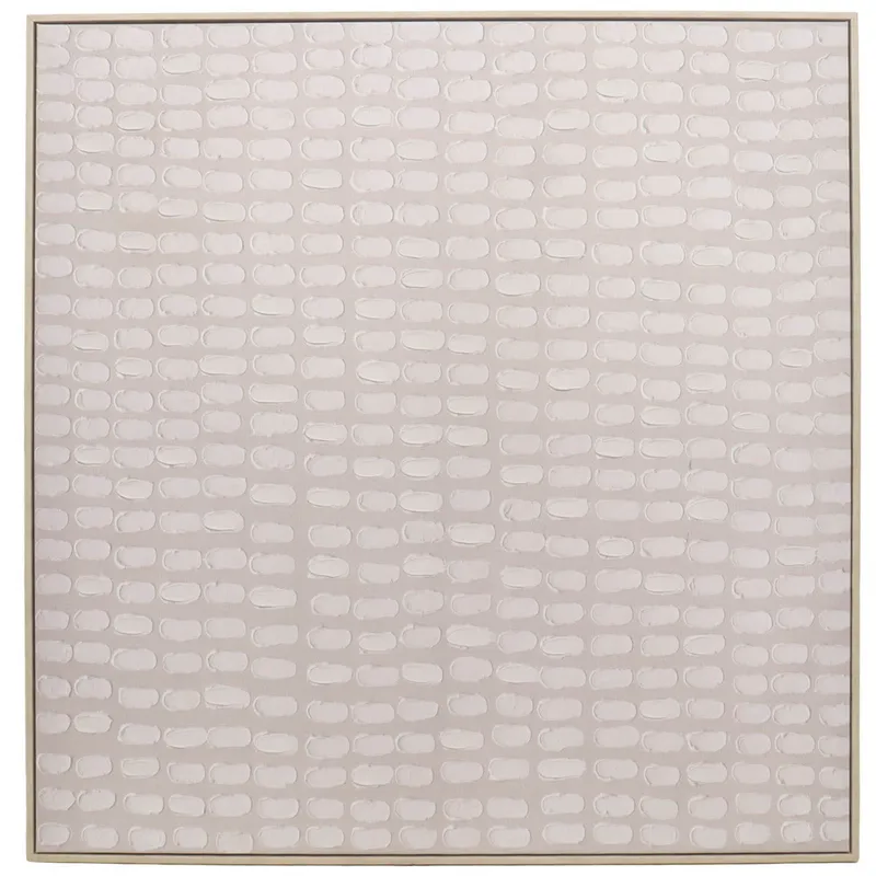 Cuadro Ice I, 100x100, Natural/beige Papel H1hca250087b en Beige - Decoración de pared, Uruguay | Divino