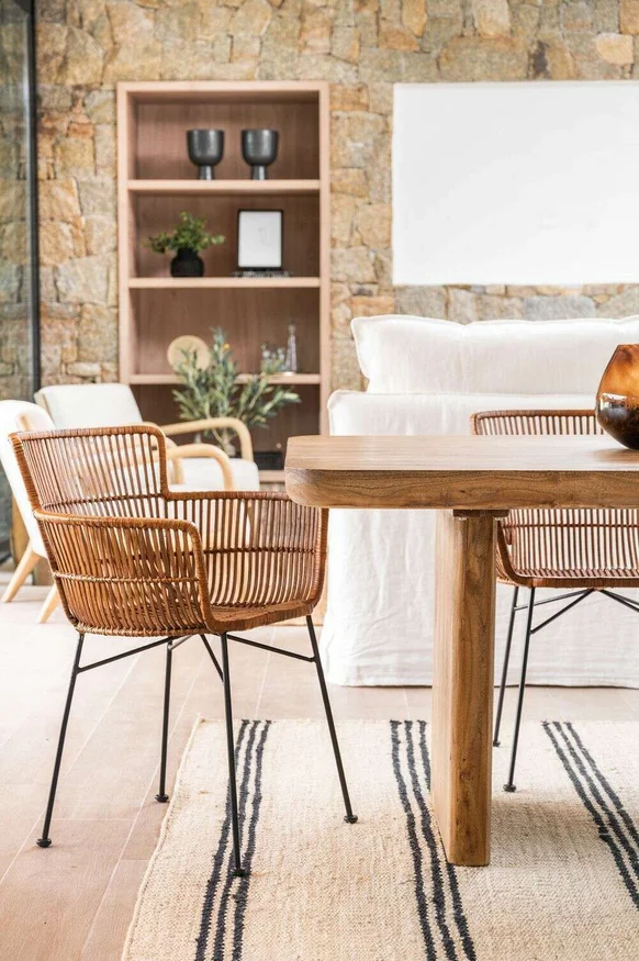 SILLA / BUTACA HONGUITO - FIBRAS Y RATTAN MIEL en Marrón - Butacas, banquetas y puffs, Uruguay | La Iberica, vista 2