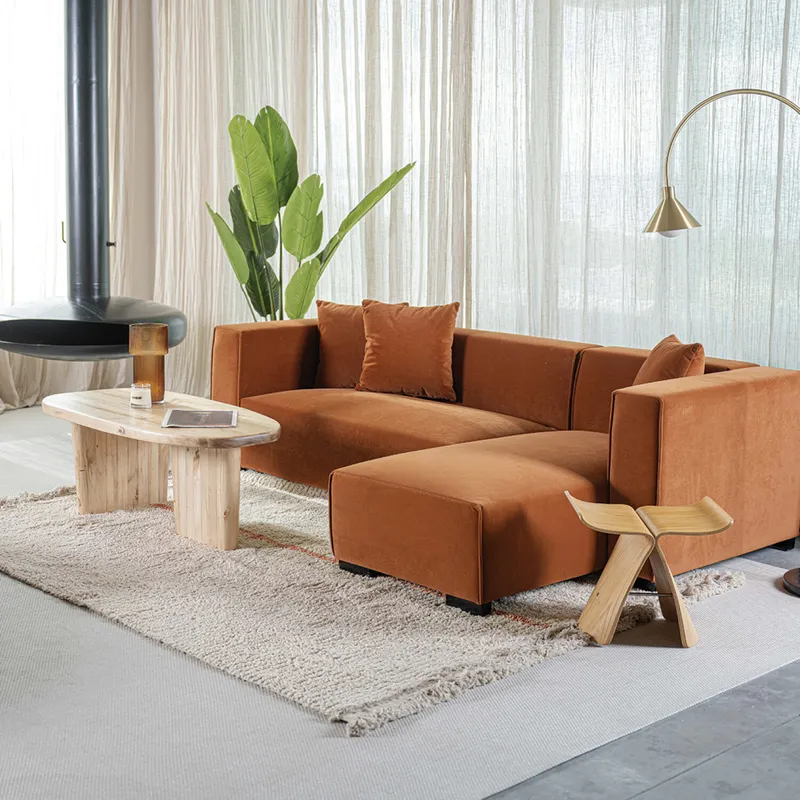 Sofá Nashville - Gris - Chaise derecho en Gris - Sillones y sofás, Uruguay | Walnut