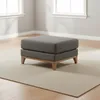 Puff Easy Clean Tela Gris Luxor Premium Gris Osc en Gris - Sillones y sofás, Uruguay | Divino, vista 1 de 6