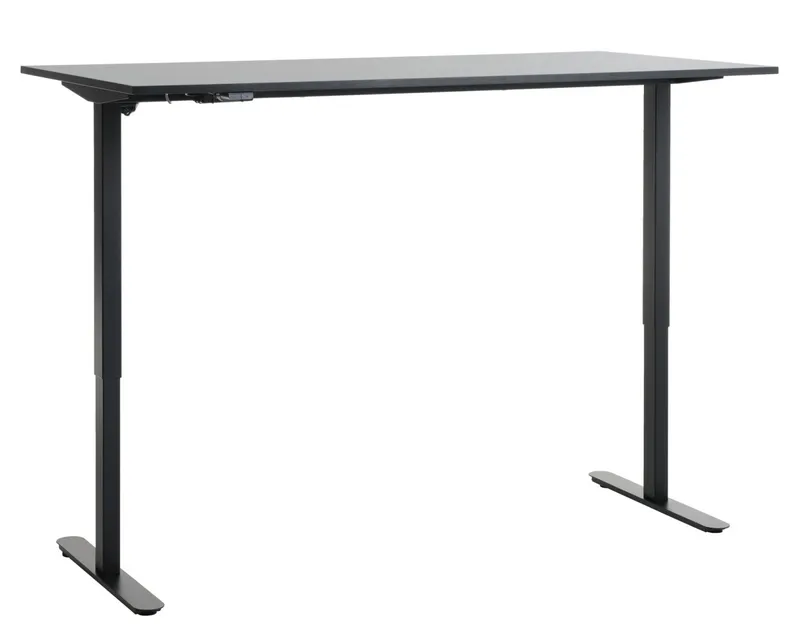 Escritorio altura reg SVANEKE 70x140 negro en Negro - Escritorios y sillas de escritorio, Uruguay | JYSK