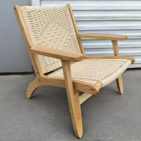 Promo 2 Butacas nórdicas estilo Hans Wegner en Beige - Butacas, banquetas y puffs, Uruguay | La Cueva Muebles, vista 9