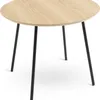 Mesa auxiliar NYBO Ø55 color roble/negro en Roble/negro - Mesas de arrimo, Uruguay | JYSK, vista 1 de 5
