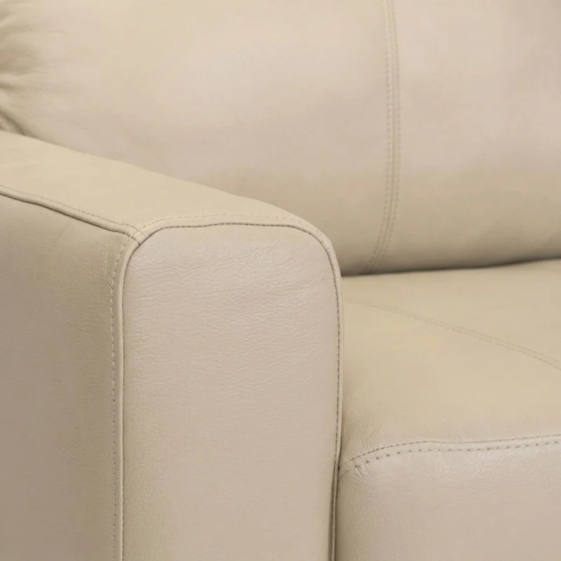 Rinconera Como - Cuero Básico - 2 + Chaise derecho - Arena en Beige - Sillones y sofás, Uruguay | Nyr, vista 4
