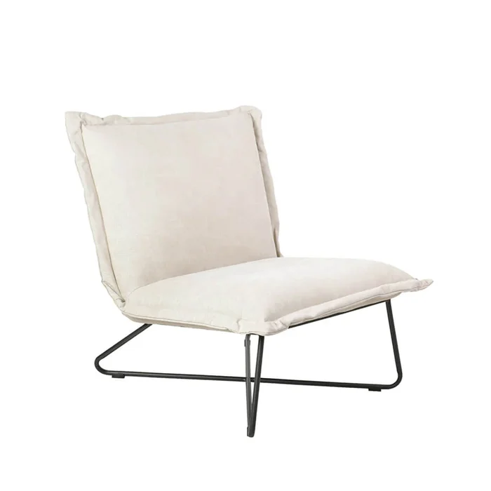 Butaca Metal-y-tela Natural-beige Aruba Beige en Beige - Sillones y sofás, Uruguay | Divino, vista 4