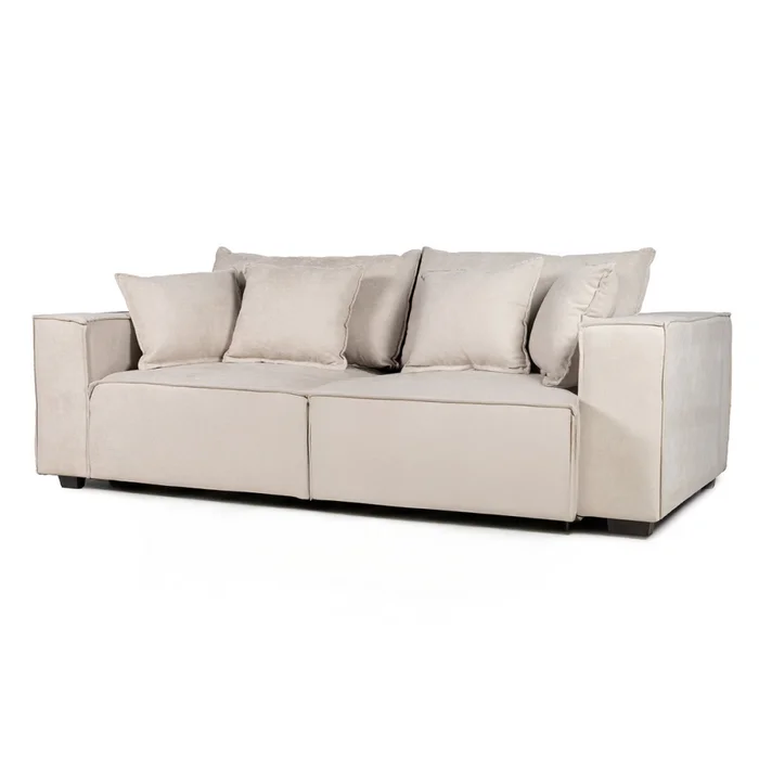 Sofá Modular Maia (2 módulos) - Tela Microfibra - 12072 (Beige) en Beige - Sillones y sofás, Uruguay | Nyr, vista 5