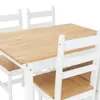 Juego de Comedor 4 Sillas - Línea Monterrey - Blanco en Blanco - Sillas, Uruguay | Ecowood, vista 3 de 6