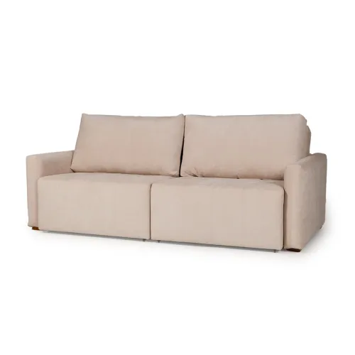 Sofá Cama Noronha - Tela Microfibra - TC 1010 (Beige) en Beige - Sillones y sofás, Uruguay | NYR