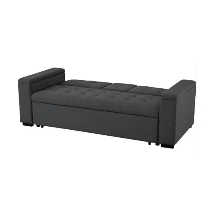 Sofa Cama 2 Cuerpos Con Vasera Apertura Frontal en Gris - Sillones y sofás, Uruguay | Soy Hogar, vista 3