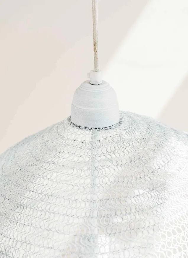 LAMPARA DE TECHO NINA WHITE - 45 X 60 CMS en Blanco - Lámparas colgantes, Uruguay | La Iberica, vista 2