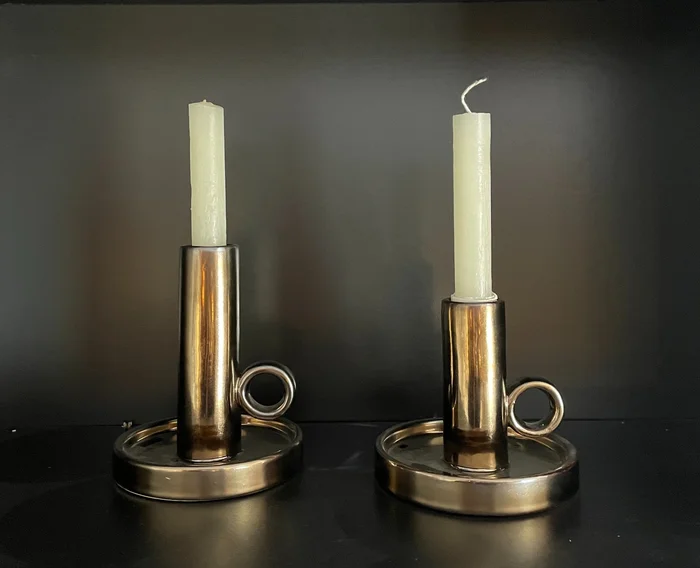 Candelabro LOOP grande en Cobre - Decoración, Uruguay | Simple Deco