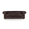 Sofá Chesterfield Novo - Cuero Advanced - 3 cuerpos - Havana en Marrón - Sillones y sofás, Uruguay | NYR, vista 2 de 6