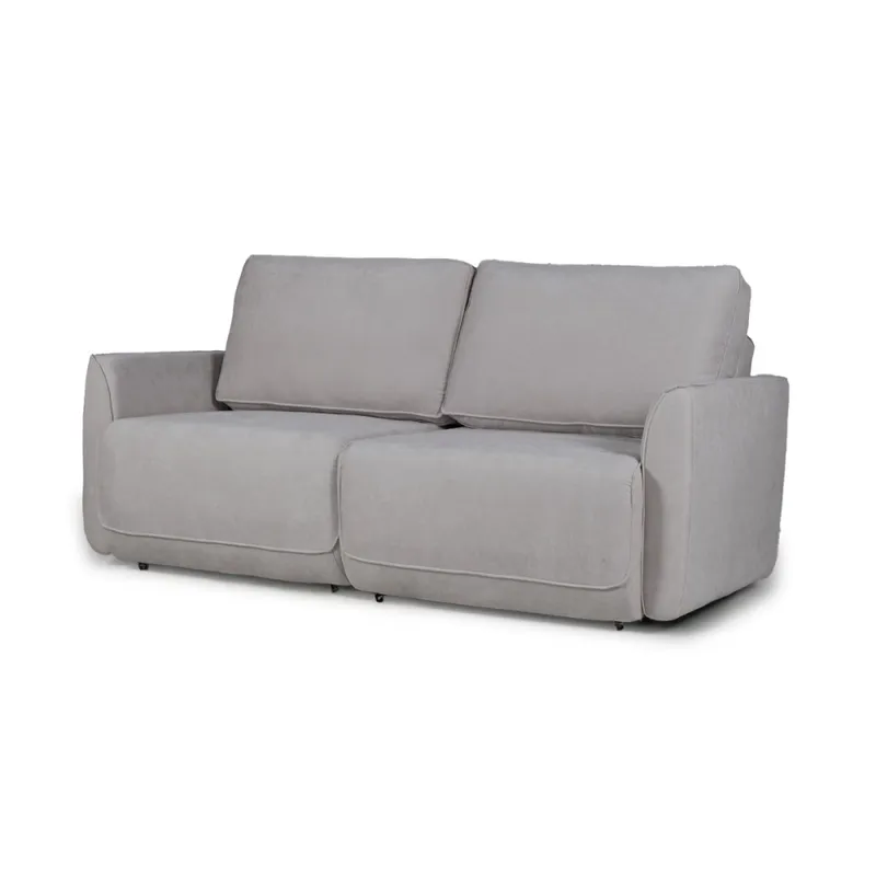 Sofá Ravena (Rebatible) - Tela Microfibra - 9248 (Beige) en Gris - Sillones y sofás, Uruguay | NYR