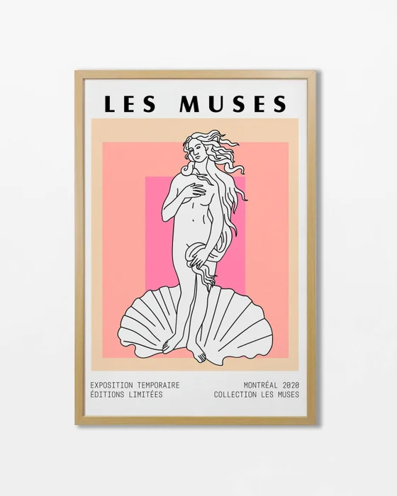 Les Muses - Venus en Multicolor - Láminas, Uruguay | La Cuadrería