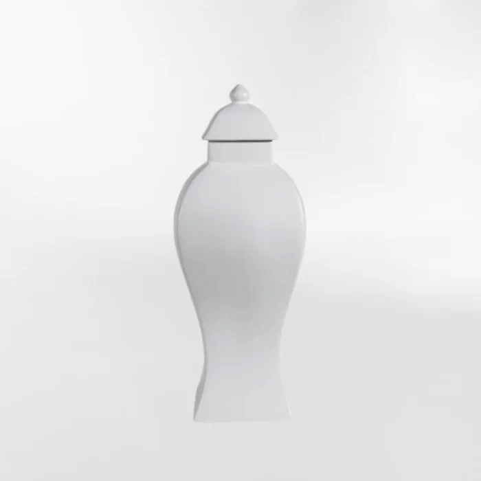 JARRON CLAY Blanco Small en Blanco - Decoración, Uruguay | Viasono, vista 2