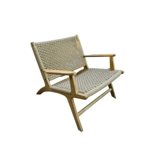 BUTACA PARIS CON BRAZOS NATURAL en Madera natural - Muebles para el exterior, Uruguay | Masinfinito Casa