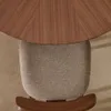 Mesa redonda Naanim - de chapa de nogal Ø 100 cm en Marrón - Mesas de comedor, Uruguay | Kavehome, vista 3 de 8
