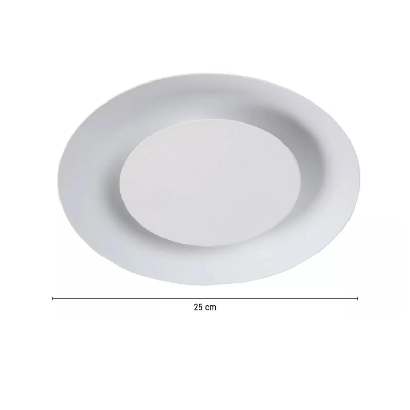 Luminaria de Techo Aruba Ø25cm Blanco en Blanco - Lámparas colgantes, Uruguay | Serlux, vista 5