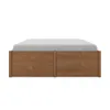 Cama Madera Maciza Con Cajones - 2 plazas - Línea beauty - Amendoa - Dormitorio, Uruguay | Ecowood, vista 6 de 8