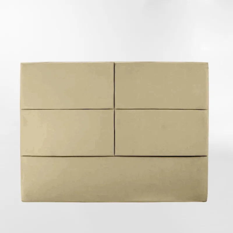 Respaldo de pared LOTUS BEIGE 2 PLAZAS en Beige - Respaldos de cama, Uruguay | Viasono