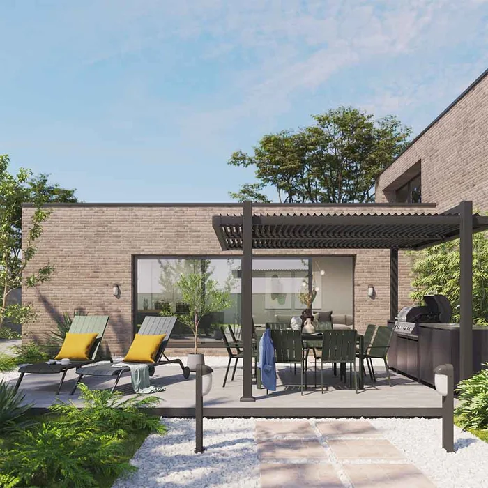 Reposera Idaho gris en Gris - Muebles para el exterior, Uruguay | Naterial Uruguay, vista 2