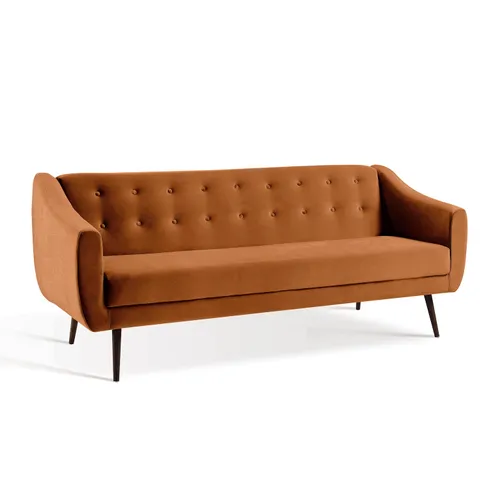 Sofá Cama Durham Velvet en Marrón - Sillones y sofás, Uruguay | Unsi