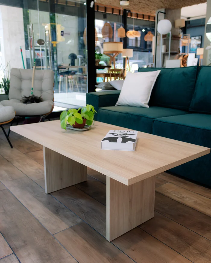 Mesa de Centro Capri 120cm - Crudo en Madera natural - Mesas de living, Uruguay | Berna home, vista 2