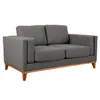 Sillón 2 Cuerpos Tela-premium Gris Luxor Premium Easy Clean Gris Osc en Gris - Sillones y sofás, Uruguay | Divino, vista 3 de 6