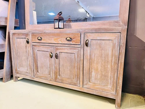 Aparador Bargueño Madera Maciza Milano 160x85x38 - Ozark A Eleccion en Madera natural - Aparadores y recibidores, Uruguay | Ozark Home, vista 4