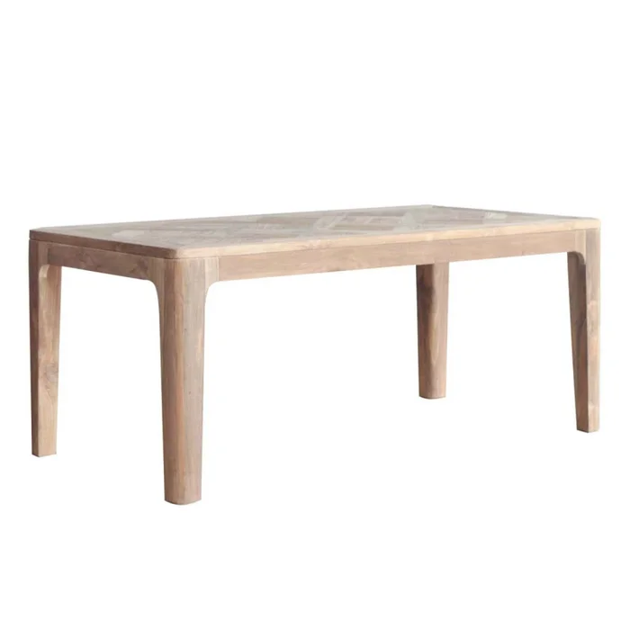 Mesa De Comedor Madera Natural-beige René en Madera natural - Mesas de comedor, Uruguay | Divino, vista 2