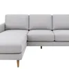 Sofa con Chaise PRADA PREVENTA - Light Grey Tela Rústica en Light Grey Tela Rústica - Sillones y sofás, Uruguay | Finkel, vista 1 de 6