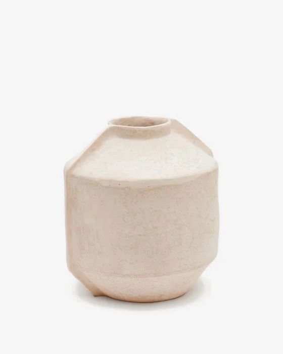 Jarrón Meja de papel maché beige - 47 cm en Beige - Jarrones, Uruguay | Kavehome
