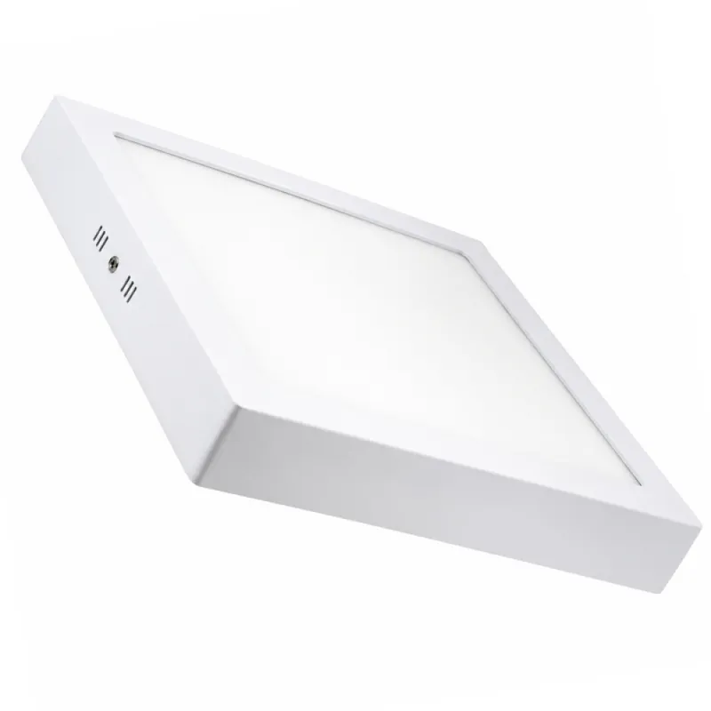 Panel LED Cuadrado de Adosar 24W Luz Fría en Blanco - Lámparas colgantes, Uruguay | Serlux